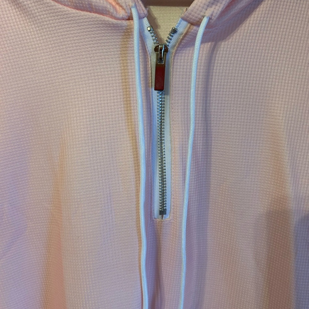 Pink Hooded Men's Sweater.  Never worn - Picture 5 of 5